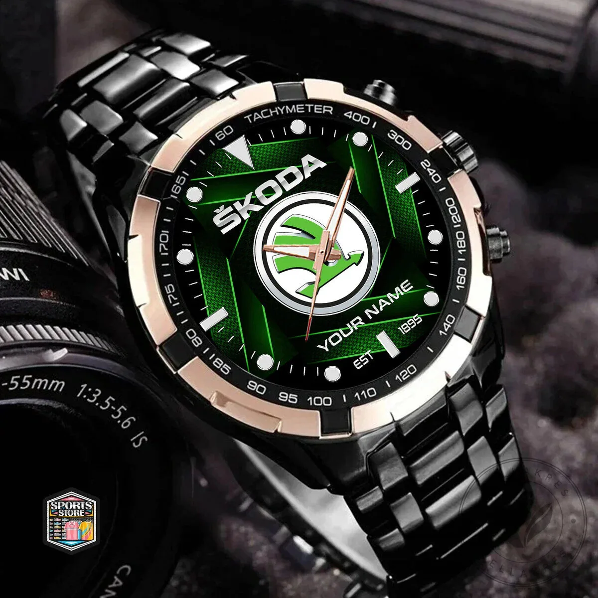 Elegant Fashion Design Stainless Steel Watch by Skoda with Custom Name Options 15 Elegant Fashion Design Stainless Steel Watch by Skoda with Custom Name Options