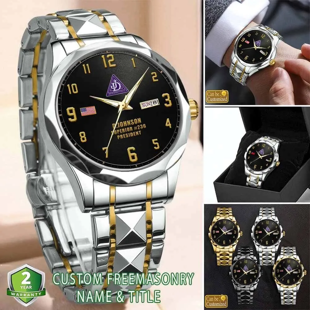 Job's Daughters International Stainless Steel Watch 7 Job