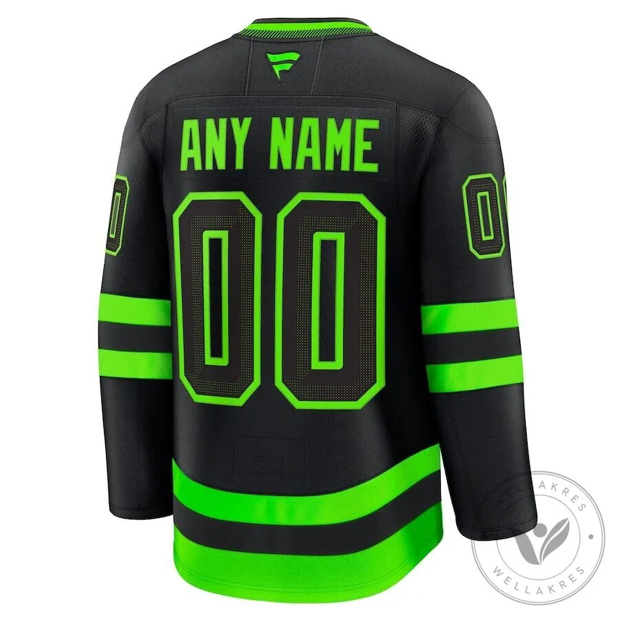 Dallas Stars National Hockey League Alternate Premium Custom Hockey Jersey 7 Dallas Stars National Hockey League Alternate Premium Custom Hockey Jersey