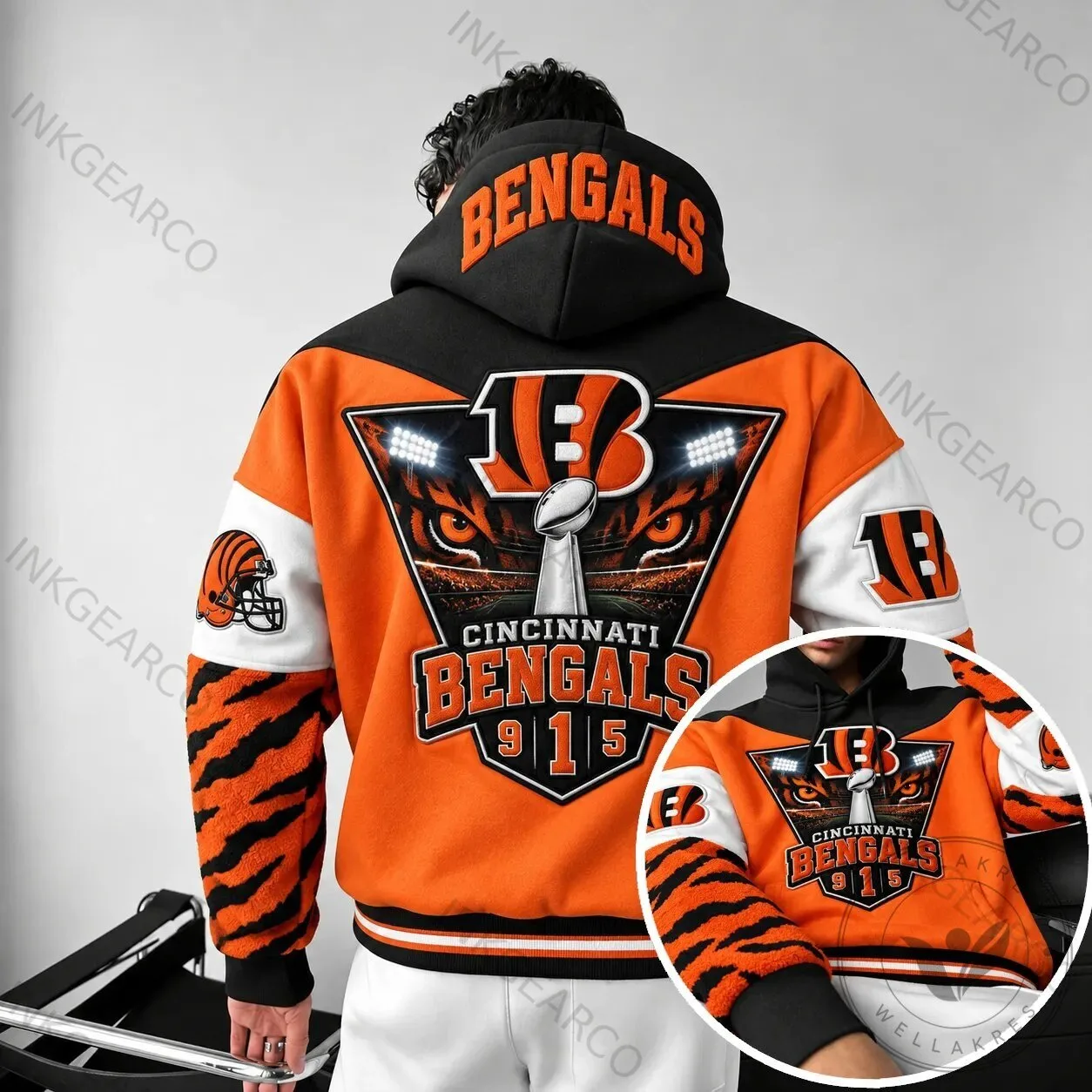 Cincinnati Bengals Football Team American Football Hoodie