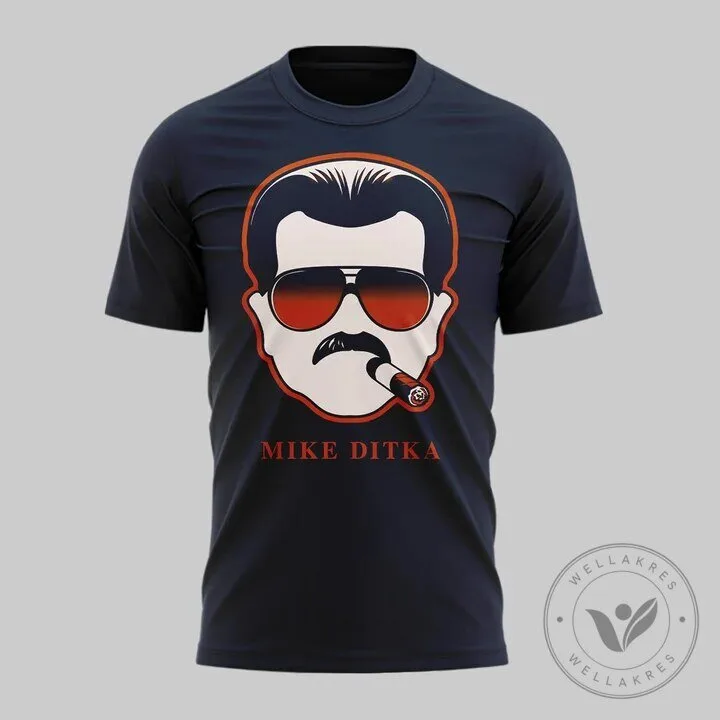 Mike Ditka Chicago Bears Football Legend Da Coach Iron Mike T-Shirt 10 Mike Ditka Chicago Bears Football Legend Da Coach Iron Mike T-Shirt