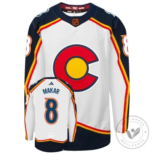 Cale Makar Colorado Avalanche Reverse Retro 2.0 White Hockey Jersey