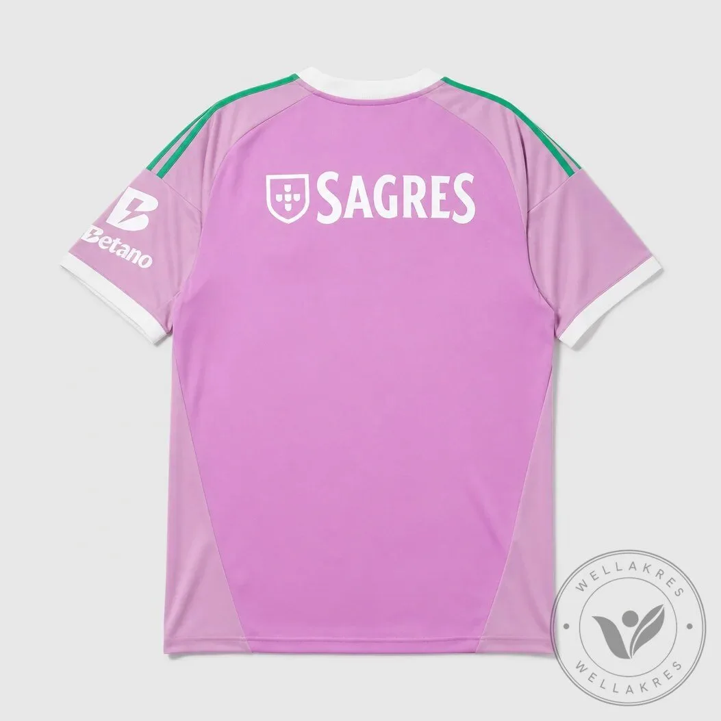 Benfica Soccer Club 2026-2027 Goalkeeper Pink Short Sleeve Jersey 7 Benfica Soccer Club 2026-2027 Goalkeeper Pink Short Sleeve Jersey