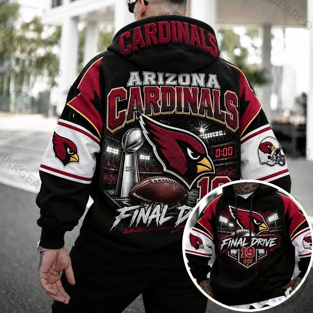 Arizona Cardinals Hoodie for Super Bowl Final Drive Fans