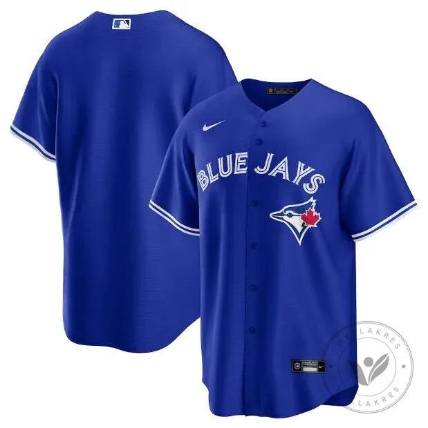Toronto Blue Jays Royal Blue Baseball Jersey with White Trim