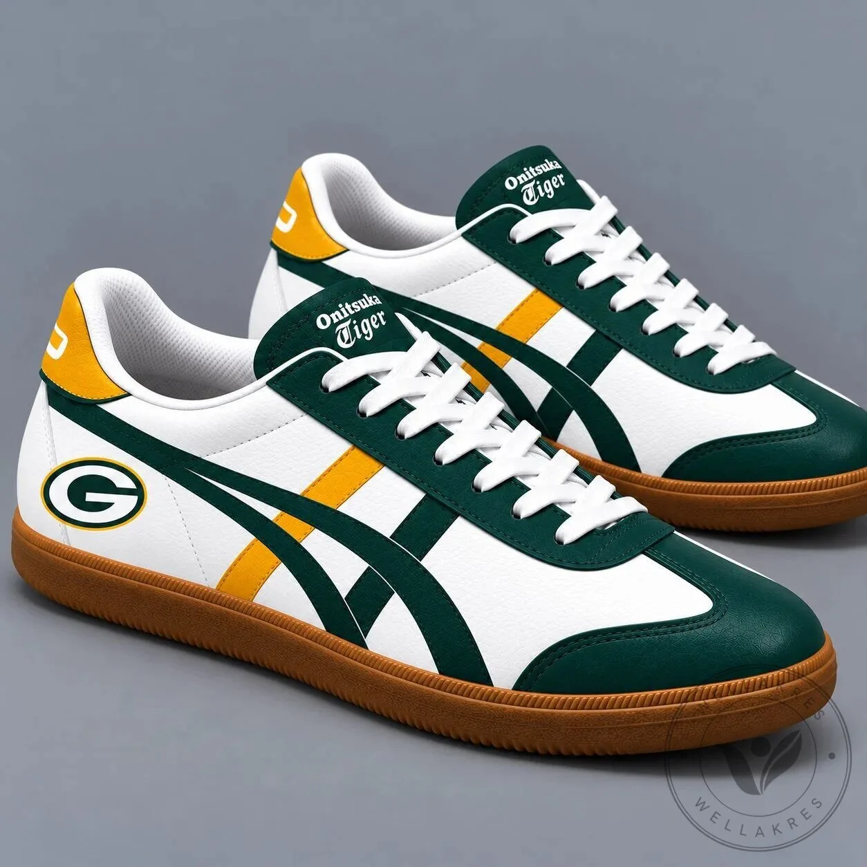 Green Bay Packers National Football League Team Pride Onitsuka Tiger Shoes 2 Green Bay Packers National Football League Team Pride Onitsuka Tiger Shoes