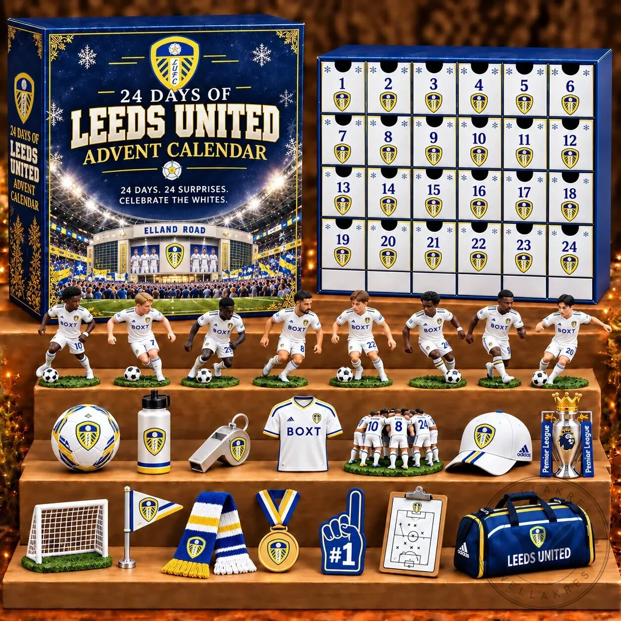 Leeds United Football Club 24 Days of Football Advent Calendar Blind Box