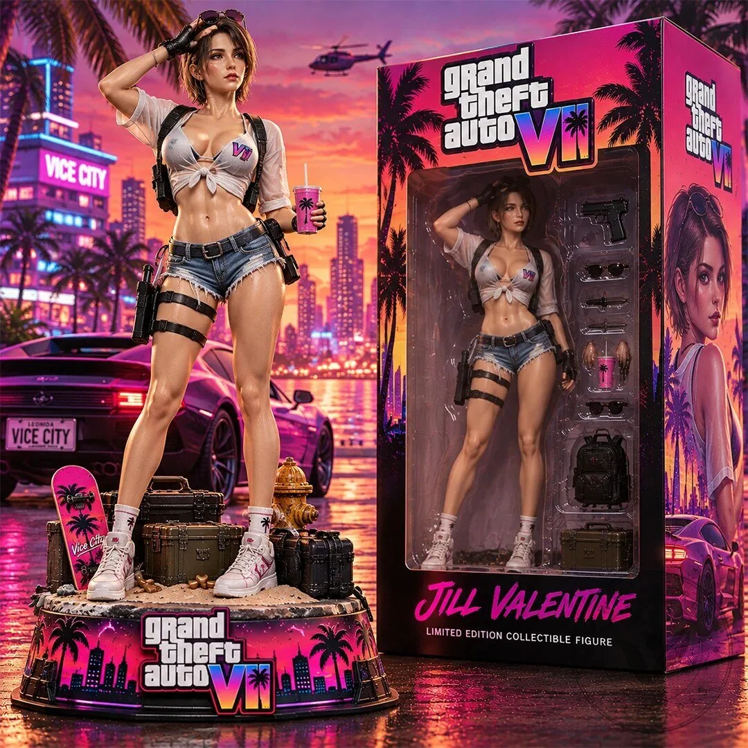 Grand Theft Auto VI Jill Valentine Limited Edition Collectible Figurine 1 Grand Theft Auto VI Jill Valentine Limited Edition Collectible Figurine