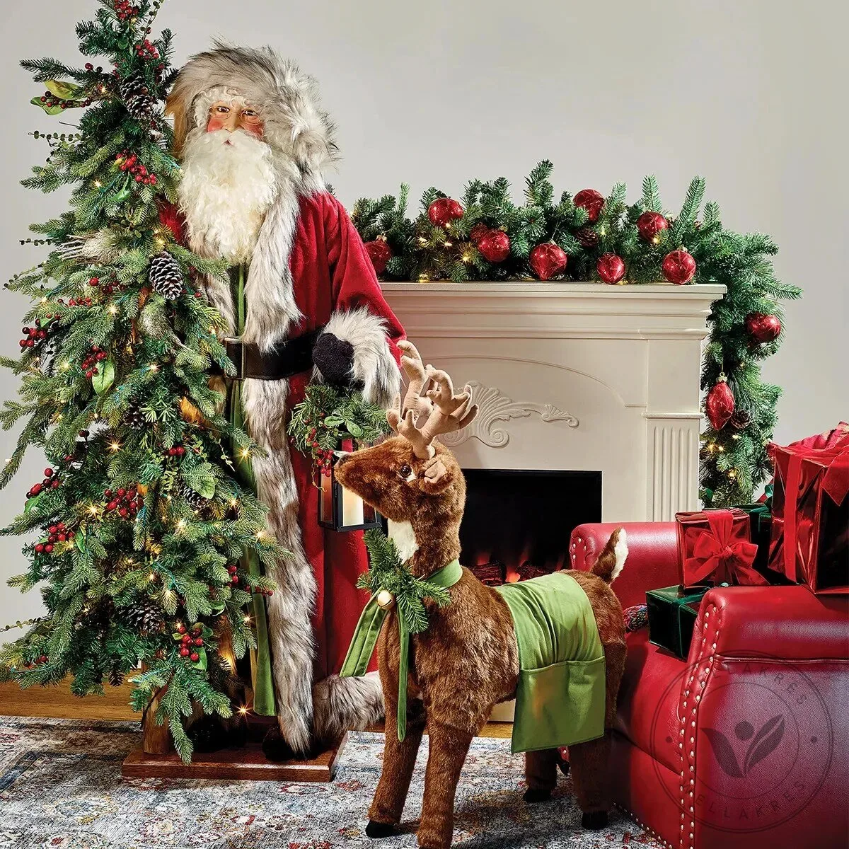Father Christmas Holiday Decor Figurine - Tuscan Christmas Santa Claus Statue 8 Father Christmas Holiday Decor Figurine - Tuscan Christmas Santa Claus Statue