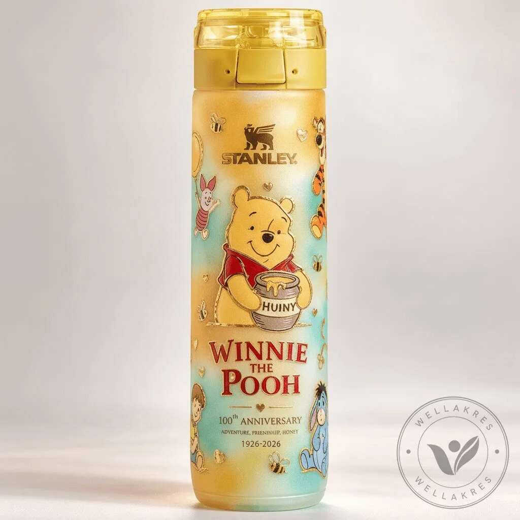 Winnie The Pooh 100th Anniversary Stanley Stainless Steel Water Bottle