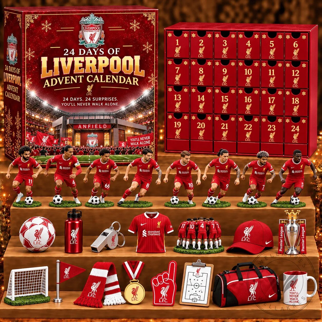 Liverpool Football Club Premier League Christmas Advent Calendar 2026