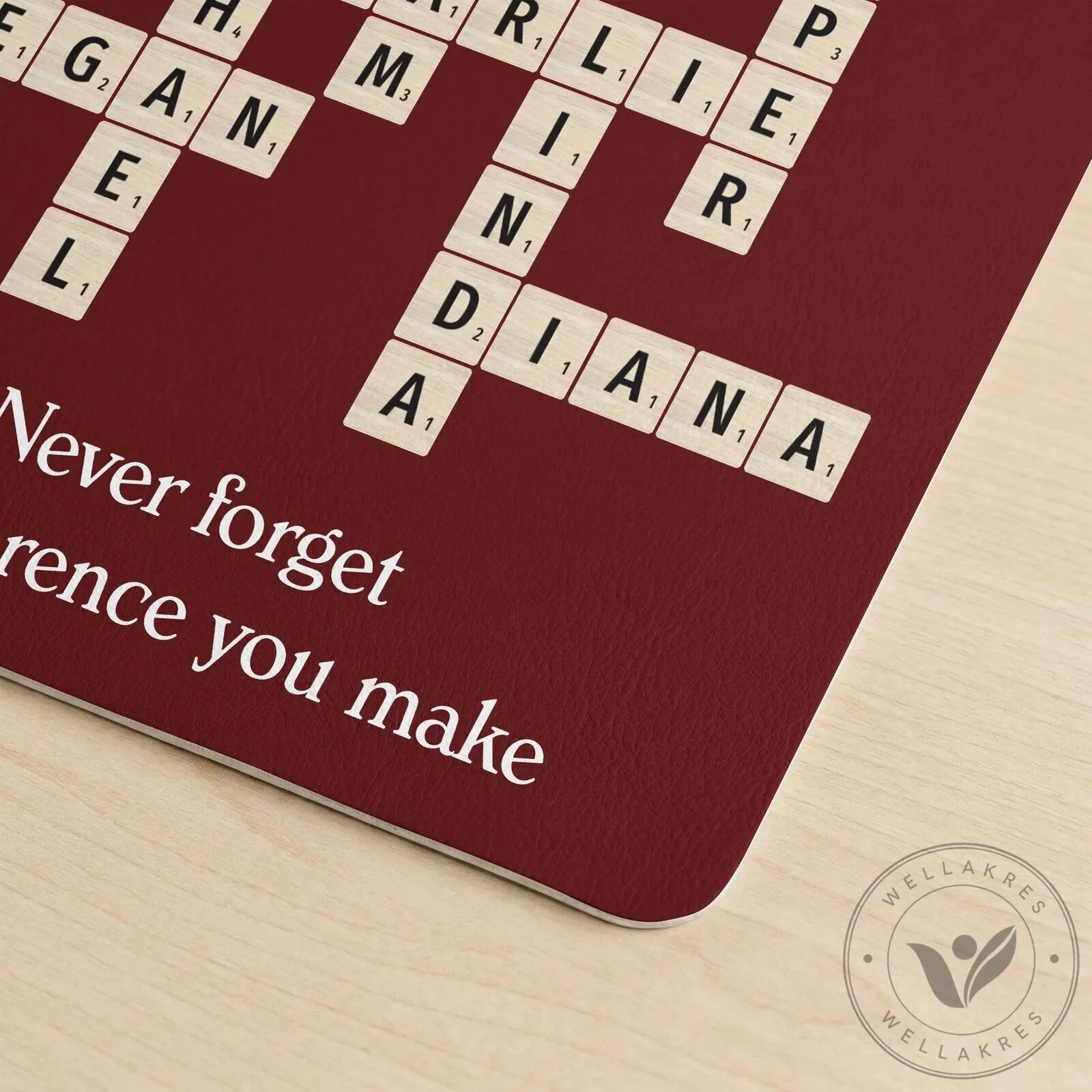 Personalized Best Team Ever Scrabble Desk Mat Custom Coworker Gift 12 Personalized Best Team Ever Scrabble Desk Mat Custom Coworker Gift