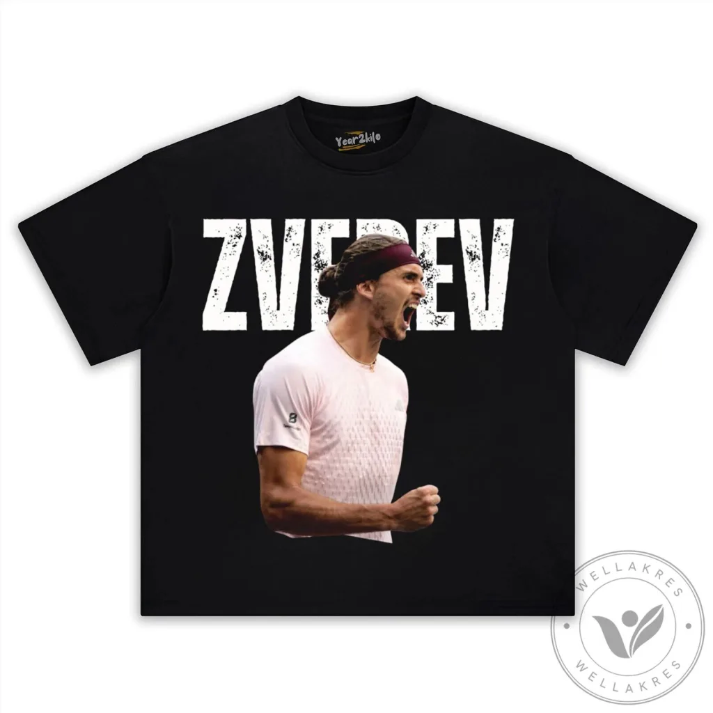 Alexander Zverev Tennis Player Fan T-Shirt 37 Alexander Zverev Tennis Player Fan T-Shirt