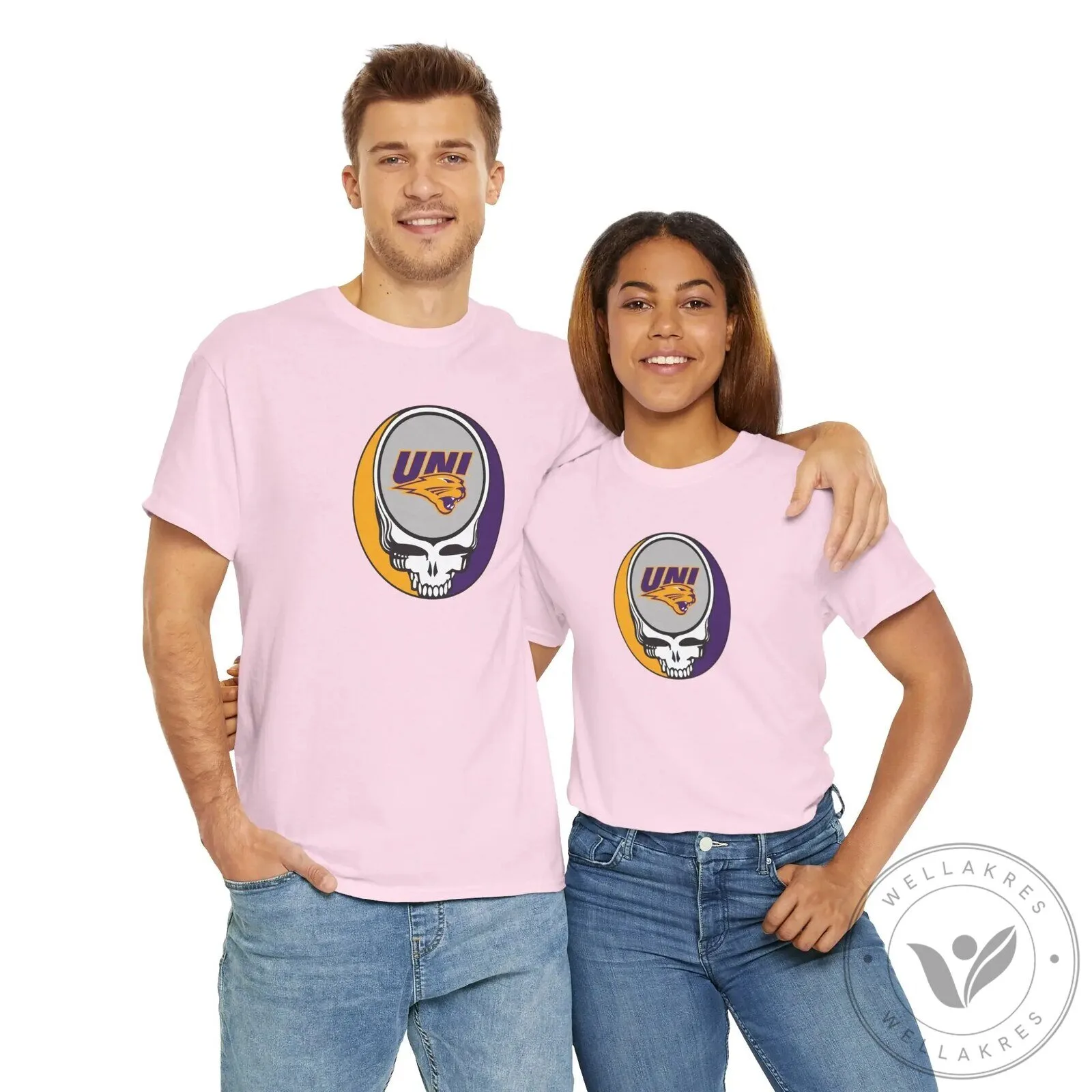 University of Northern Iowa Panthers Grateful Dead Steal Your Face T-Shirt 19 University of Northern Iowa Panthers Grateful Dead Steal Your Face T-Shirt