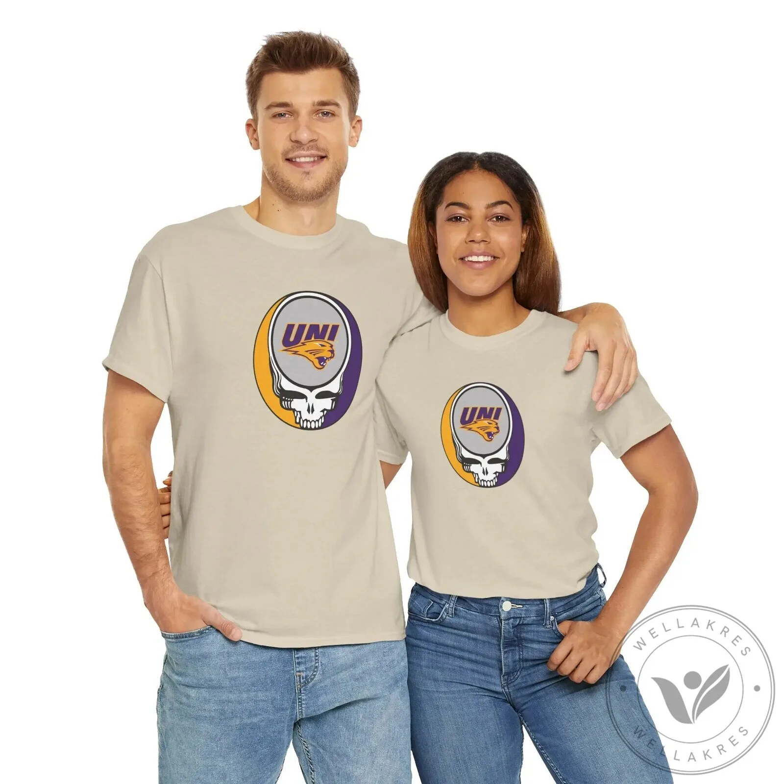 University of Northern Iowa Panthers Grateful Dead Steal Your Face T-Shirt 21 University of Northern Iowa Panthers Grateful Dead Steal Your Face T-Shirt