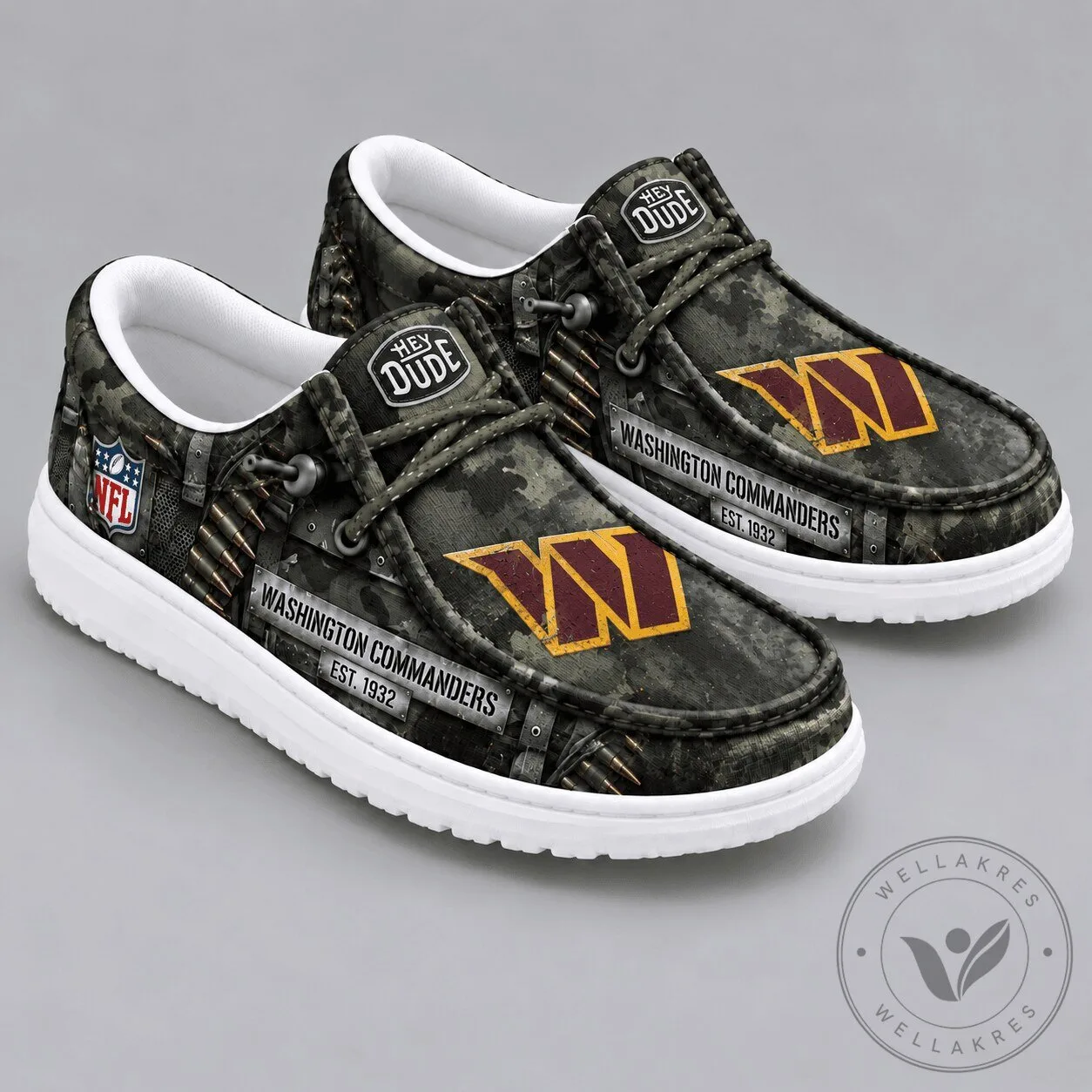 Washington Commanders Football Team Camouflage Casual Shoes 5 Washington Commanders Football Team Camouflage Casual Shoes