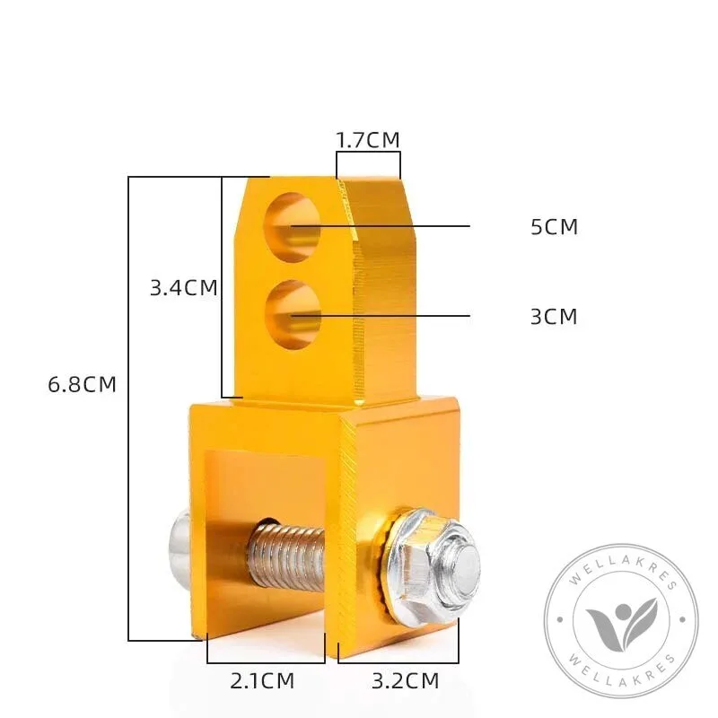 Motorcycle Rear Shock Riser Suspension Height Adjustment Accessory Kit 26 Motorcycle Rear Shock Riser Suspension Height Adjustment Accessory Kit