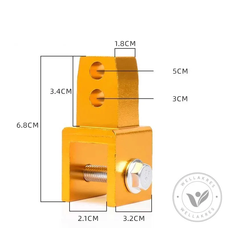 Motorcycle Rear Shock Riser Suspension Height Adjustment Accessory Kit 32 Motorcycle Rear Shock Riser Suspension Height Adjustment Accessory Kit