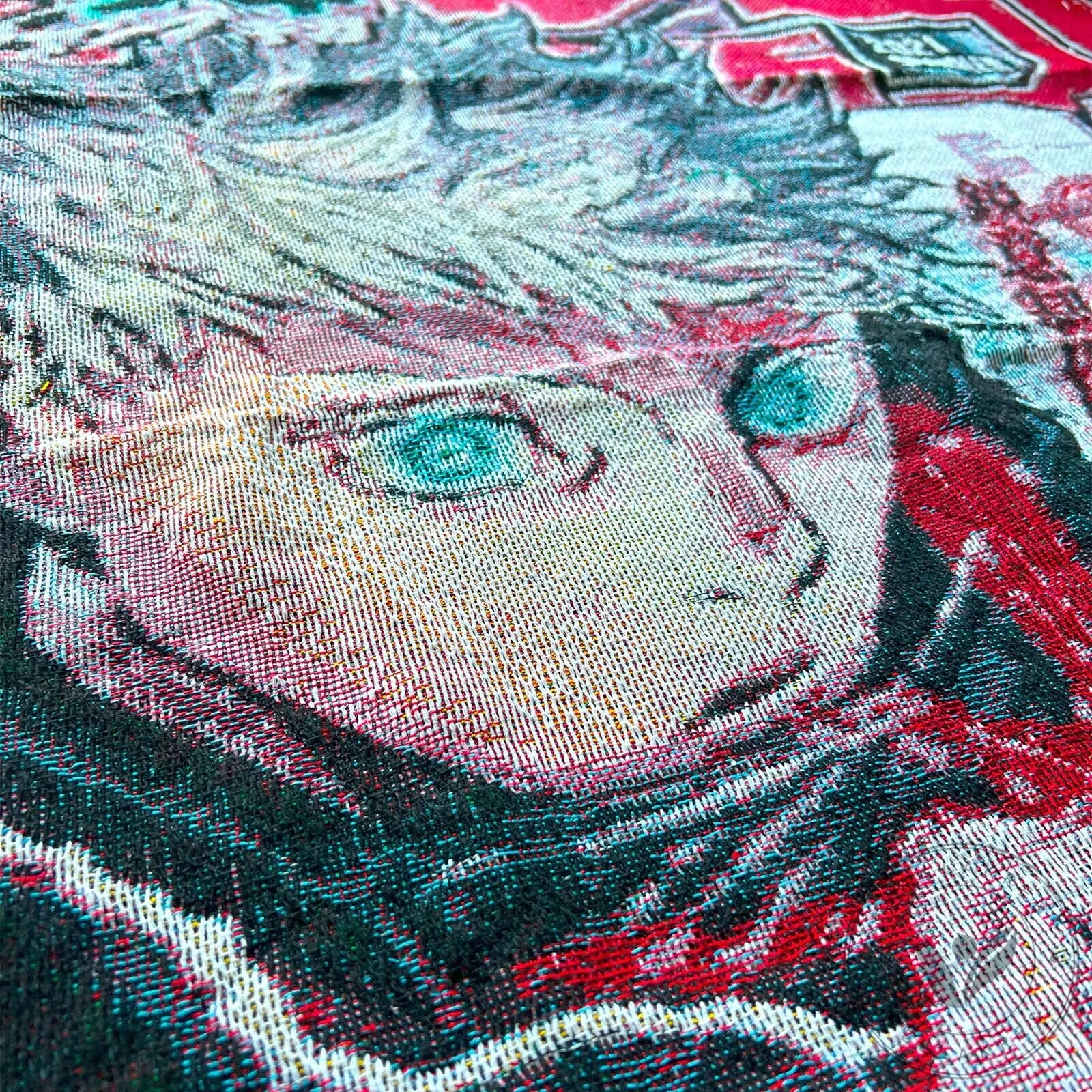 Jujutsu Kaisen Satoru Gojo Manga Cover Art Fringed Woven Throw Blanket 9 Jujutsu Kaisen Satoru Gojo Manga Cover Art Fringed Woven Throw Blanket