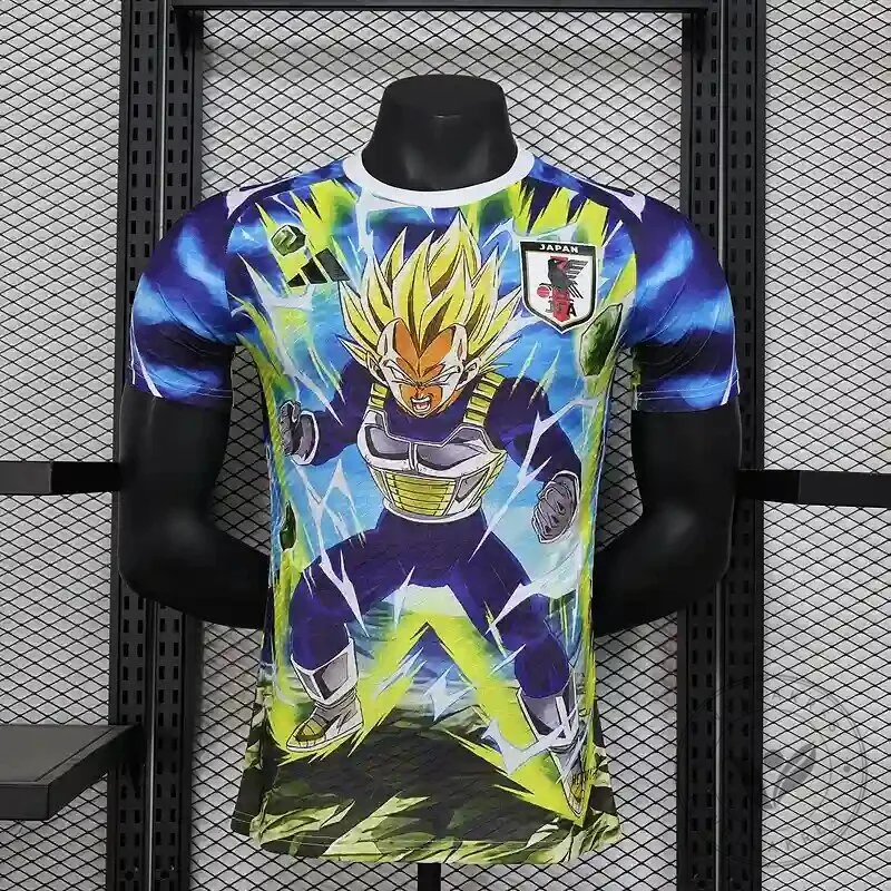 Dragon Ball Z Vegeta Super Saiyan Japan Soccer Jersey