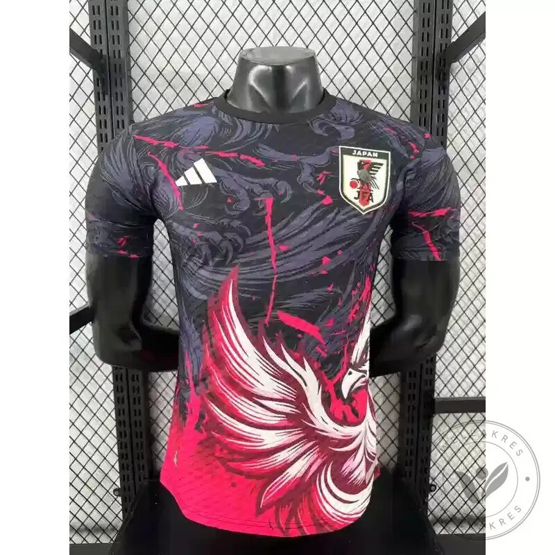 Japan National Football Team Special Edition Black and Pink Soccer Jersey 13 Japan National Football Team Special Edition Black and Pink Soccer Jersey