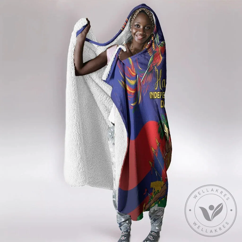Haiti Independence Day Freedom Heritage Hooded Blanket 9 Haiti Independence Day Freedom Heritage Hooded Blanket