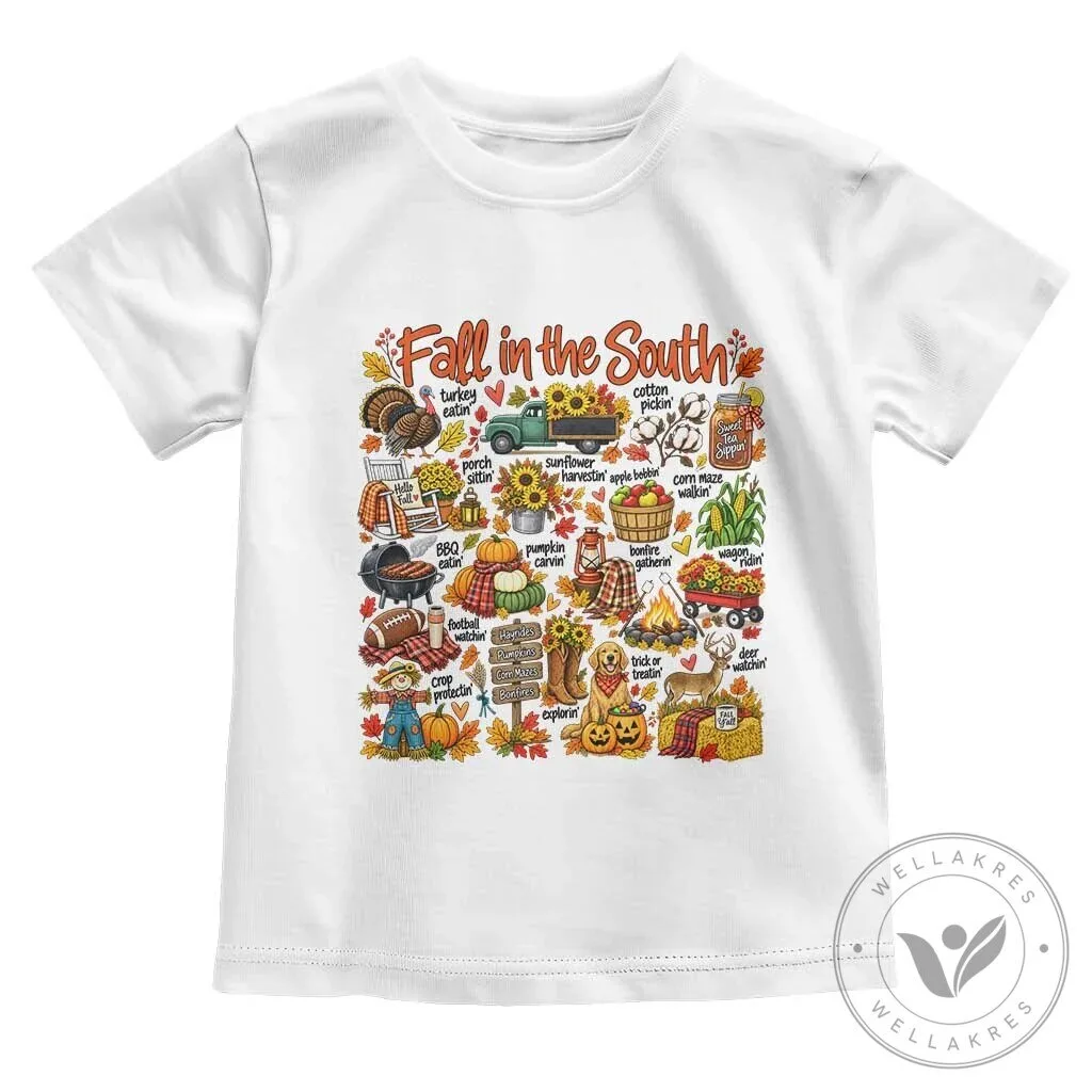 Fall in the South Harvest Activities Toddler T-Shirt