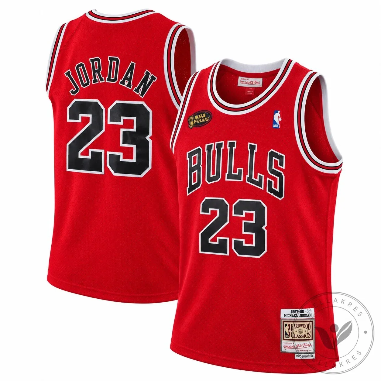 Michael Jordan Chicago Bulls Basketball Jersey 1997-98 Hardwood Classics