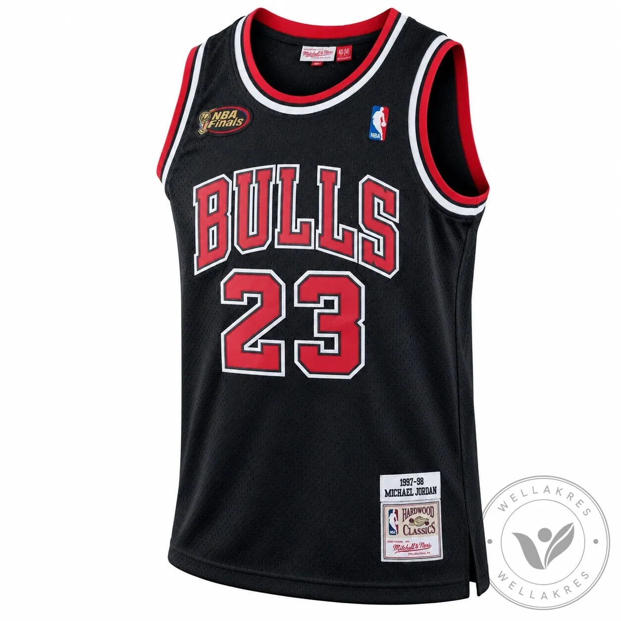 Michael Jordan Chicago Bulls Basketball Jersey 1997-98 Hardwood Classics 14 Michael Jordan Chicago Bulls Basketball Jersey 1997-98 Hardwood Classics