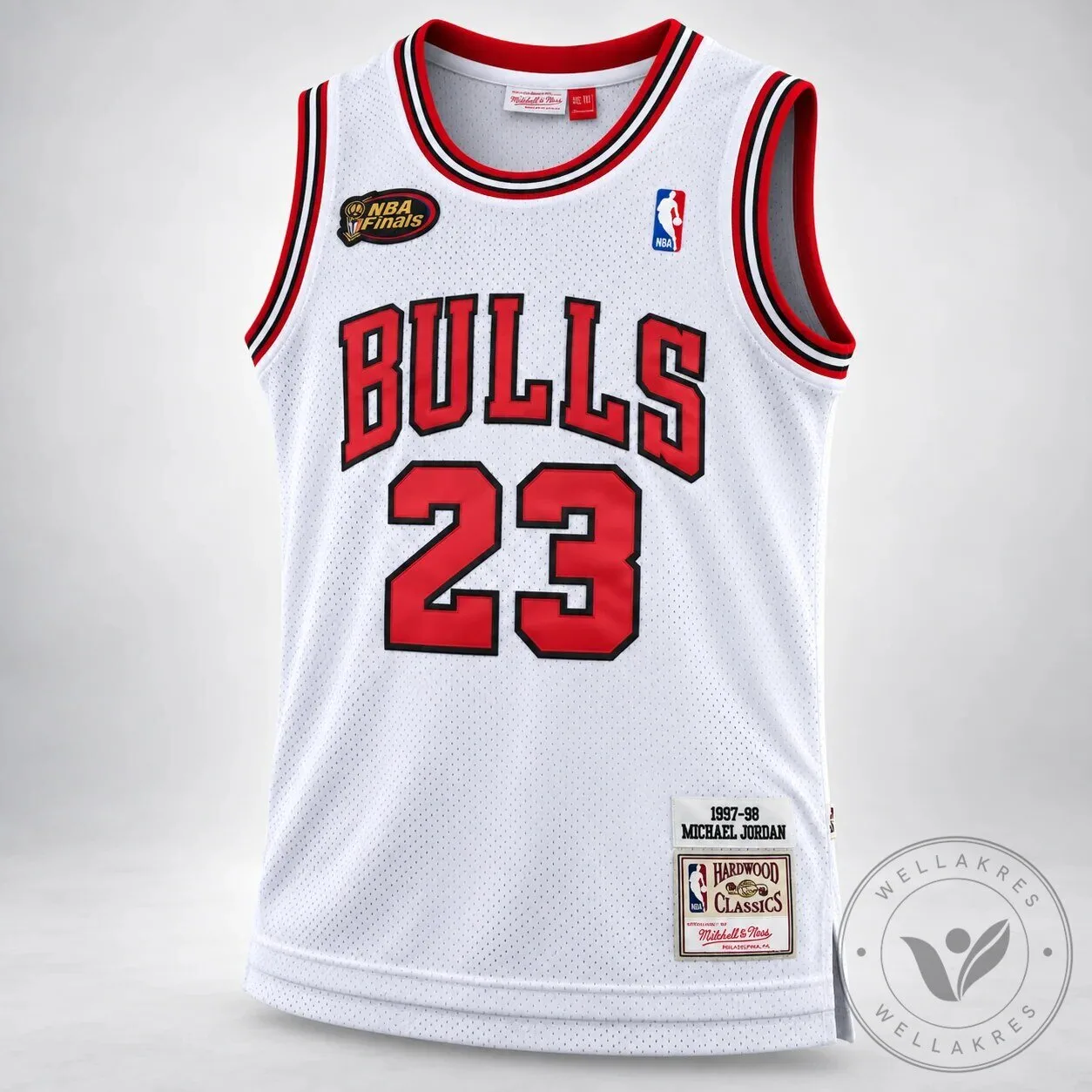 Michael Jordan Chicago Bulls Basketball Jersey 1997-98 Hardwood Classics 17 Michael Jordan Chicago Bulls Basketball Jersey 1997-98 Hardwood Classics