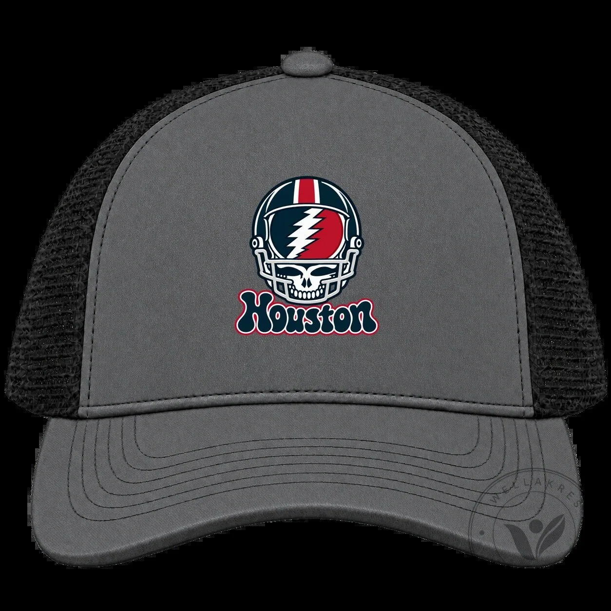 Houston Football Helmet Grateful Dead Stealie Skull Logo Trucker Hat 10 Houston Football Helmet Grateful Dead Stealie Skull Logo Trucker Hat