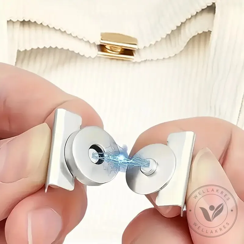 Seamless Magnetic Buckle Clasp for Bags, Clothing, and DIY Crafts 18 Seamless Magnetic Buckle Clasp for Bags, Clothing, and DIY Crafts