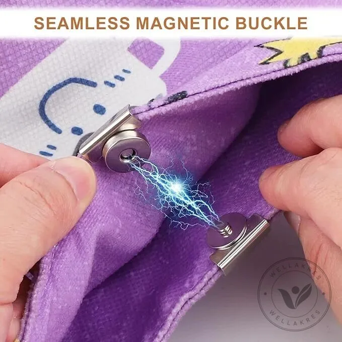 Seamless Magnetic Buckle Clasp for Bags, Clothing, and DIY Crafts 20 Seamless Magnetic Buckle Clasp for Bags, Clothing, and DIY Crafts
