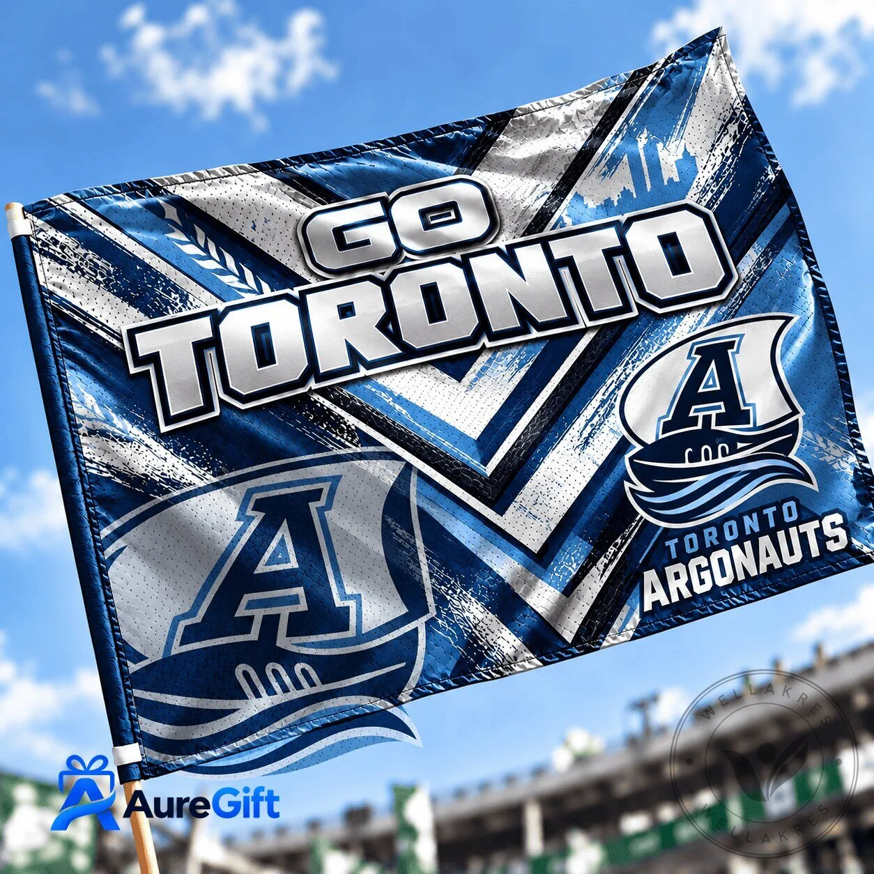 Toronto Argonauts Canadian Football League Personalized House Flag