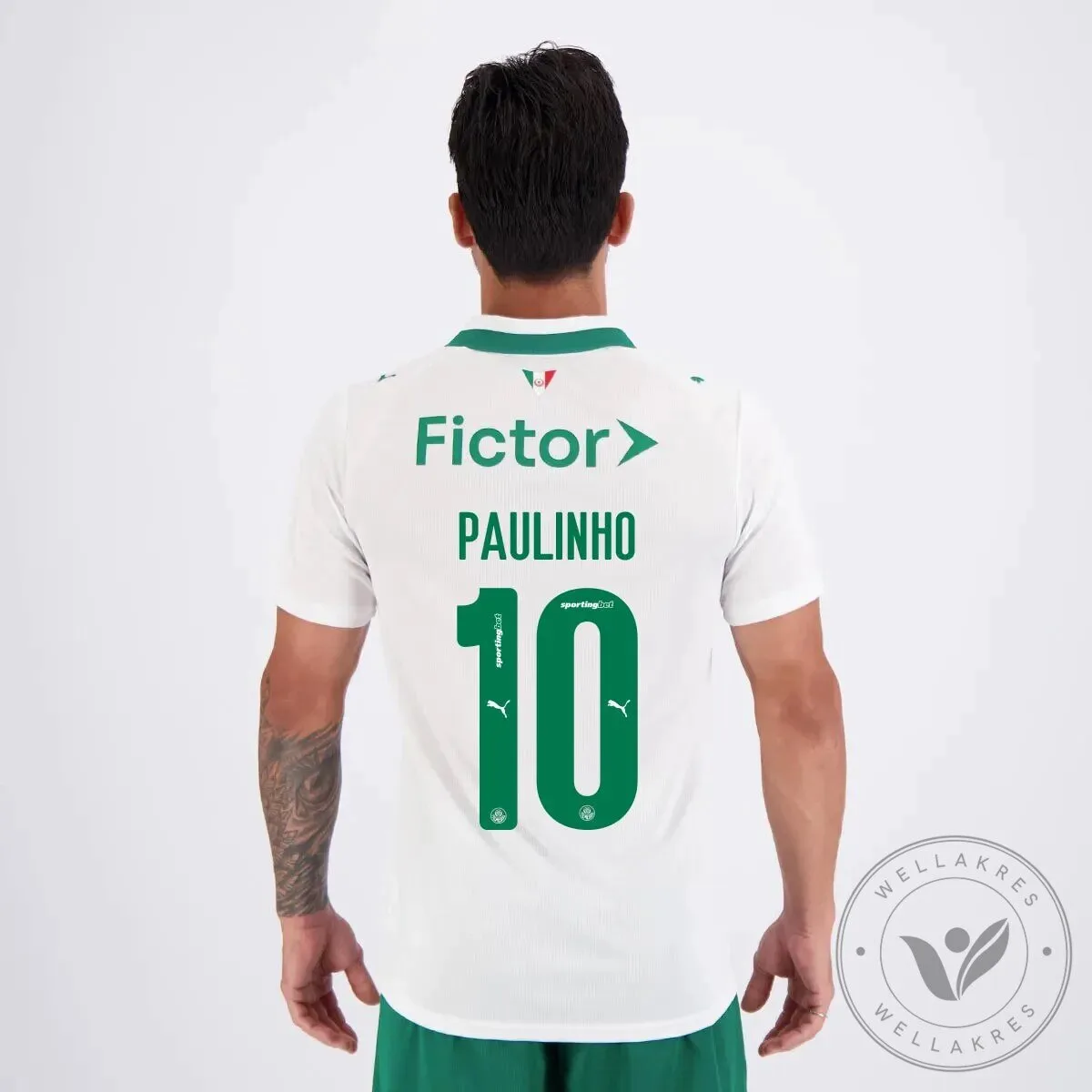 Paulinho Sporting Club de Portugal Away Soccer Jersey