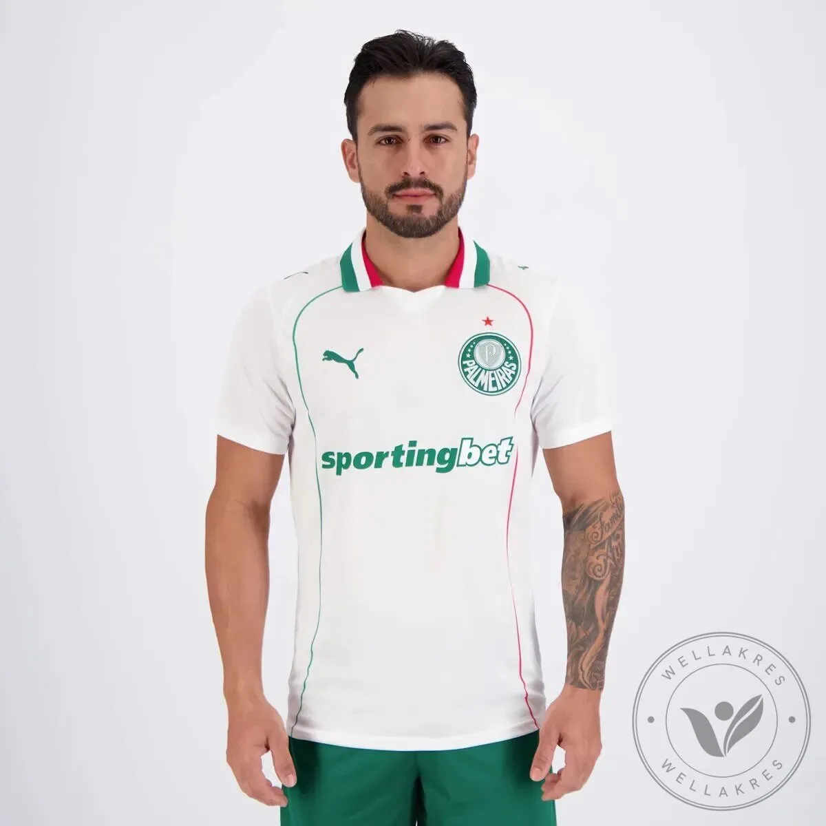 Paulinho Sporting Club de Portugal Away Soccer Jersey 5 Paulinho Sporting Club de Portugal Away Soccer Jersey