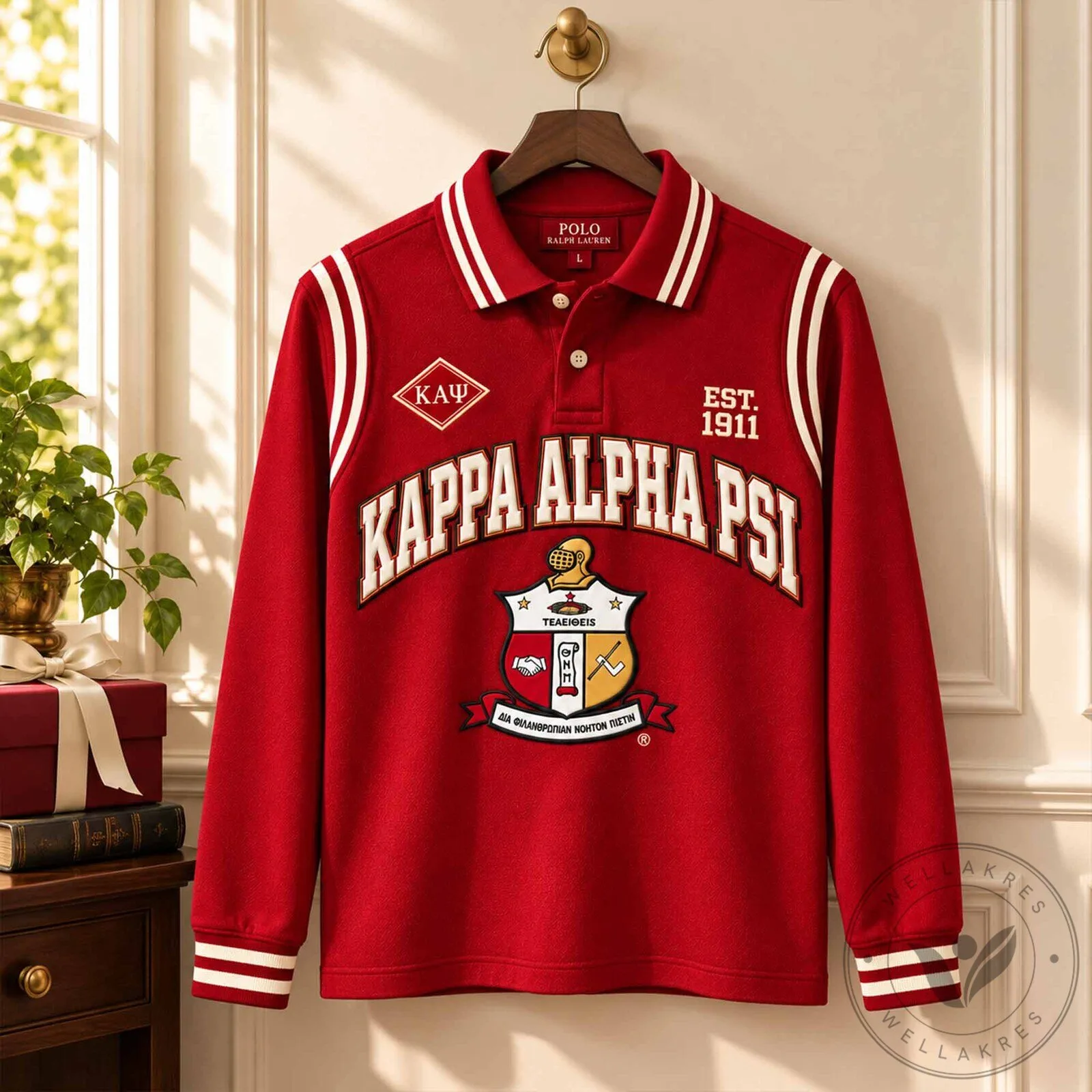 Kappa Alpha Psi Fraternity Inc. Est. 1911 Red Polo Shirt 8 Kappa Alpha Psi Fraternity Inc. Est. 1911 Red Polo Shirt