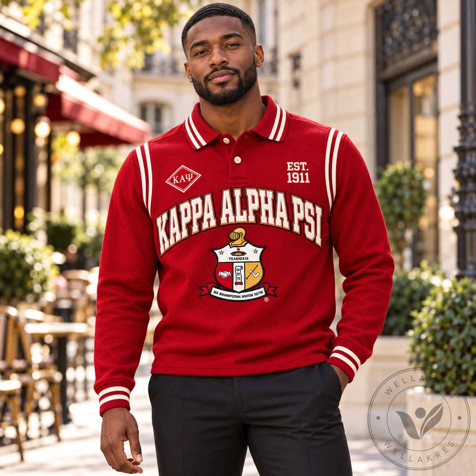 Kappa Alpha Psi Fraternity Inc. Est. 1911 Red Polo Shirt 10 Kappa Alpha Psi Fraternity Inc. Est. 1911 Red Polo Shirt