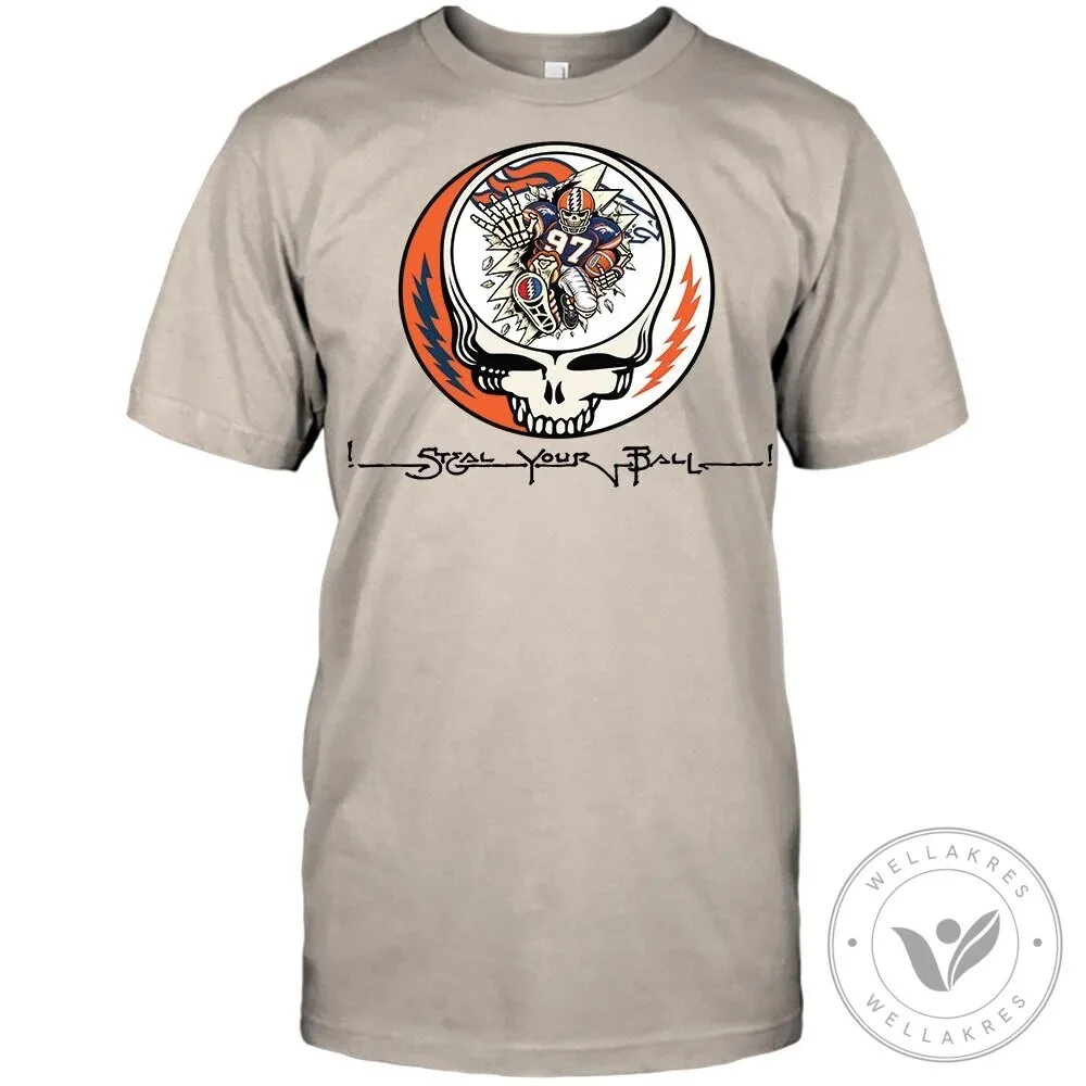 Grateful Dead Steal Your Ball Denver Broncos Football T-Shirt